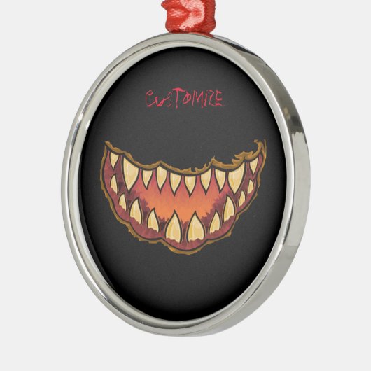 Funny Jack o'lantern Thunder_Cove Metalen Ornament (Links)