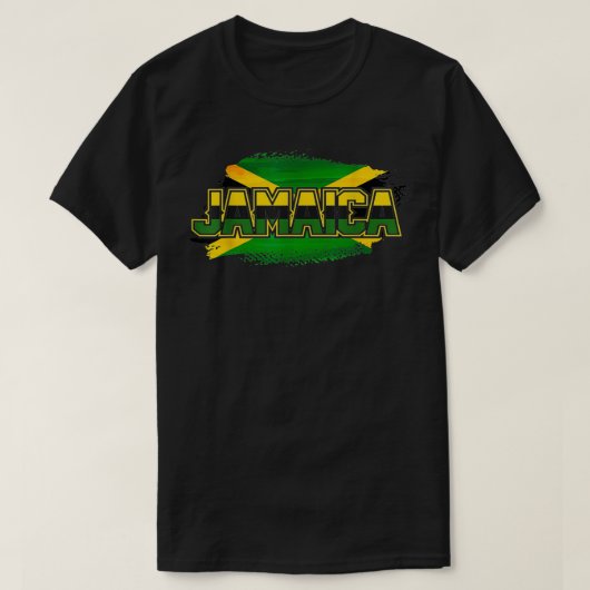 Funny Jamaica Flag Palm Summer soft  T-shirt (Design voorkant)