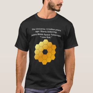 Funny James Webb ruimtetelescoop voor mannen T-shirt