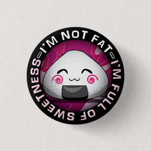 Funny japanese riceball ronde button 3,2 cm
