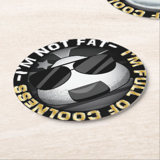 Funny japanese riceball ronde kartonnen onderzetter