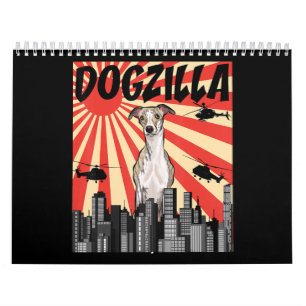 Funny Japans Dogzilla Whippet Kalender