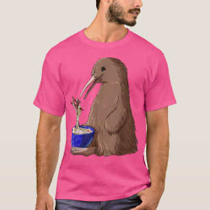 Funny Japans Kawaii Ramen Kiwi Bird T-shirt