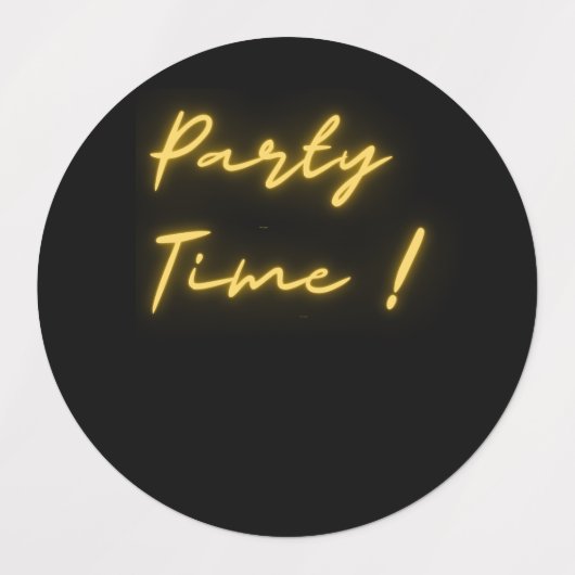 Funny jarig labels (Design 2)