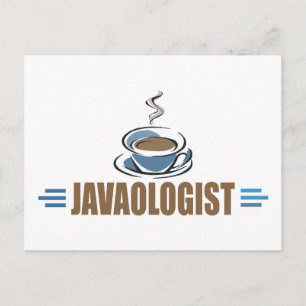 Funny Java Coffee Briefkaart