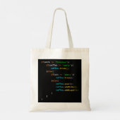 Funny Java Programmer Coffee Coding Gift for Coder Tote Bag (Achterkant)