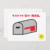 Funny - je hebt POST - Briefkaart (Voorkant / Achterkant)