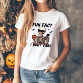 Funny Je M'en Fiche Tshirt Halloween