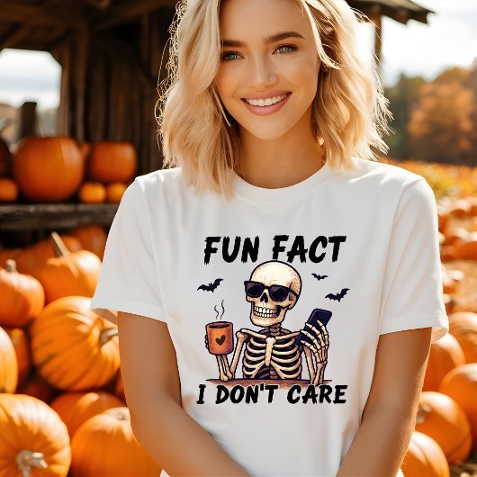 Funny Je M'en Fiche Tshirt Halloween