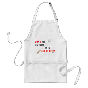 Funny Jealous Vriendin BBQ Apron Standaard Schort