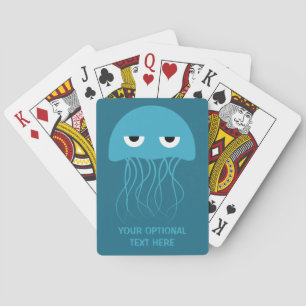 Funny Jellyfish aangepaste speelkaarten