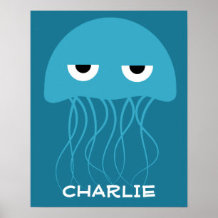 Funny Jellyfish poster