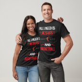 Funny Jesus Basketball T-shirt (Unisex)