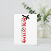 Funny Jesus Briefkaart (Staand voorkant)