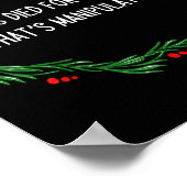 Funny Jesus Died For My Sins That's Manipulative C Poster (Hoek)