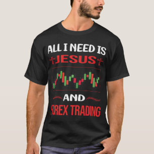 Funny Jesus Forex handelshandelaar T-shirt