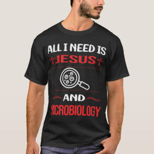 Funny Jesus Microbiology Microbioloog T-shirt