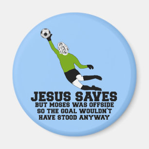 Funny Jesus redt Magneet
