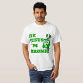 Funny Jesus St Patrick's day T-shirt (Voorkant volledig)