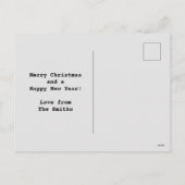 Funny Jesus zoom pun Briefkaart kerstfeestdag (Achterkant)