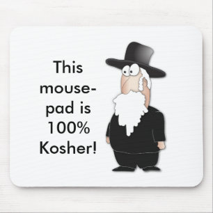 Funny Jewish rabbi - coole cartoon Muismat