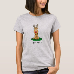 Funny Jingle Deze rode neus rendiertje T-shirt