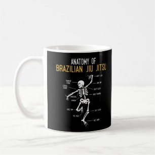 Funny Jiu Jitsu Fighter Anatomy BJJ Training Humor Koffiemok