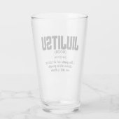 Funny Jiu Jitsu Gezegde Glas (Achterkant)