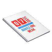 Funny jiu jitsu vechtkunsten notitieboek (Rechterzijde)