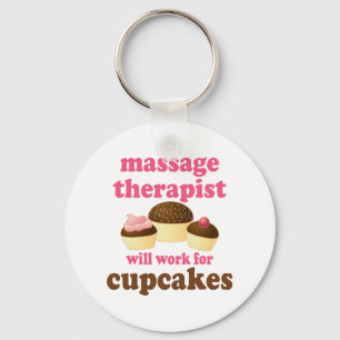 Funny Job Chocolate Massage Therapist Sleutelhanger