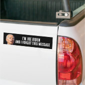 FUNNY JOE BIDEN BUMPERSTICKER (Op Truck)