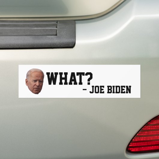 FUNNY JOE BIDEN BUMPERSTICKERS (Op auto)