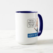 Funny Joe Biden Cup van Joe Mok (Voorkant rechts)