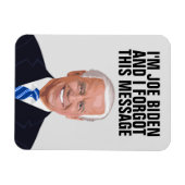 FUNNY JOE BIDEN GROTE FOTO-MAGNETS MAGNEET (Horizontaal)