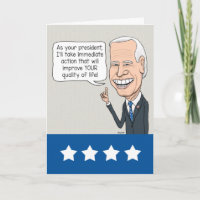 Funny Joe Biden houdt van oude mensen van de geboo