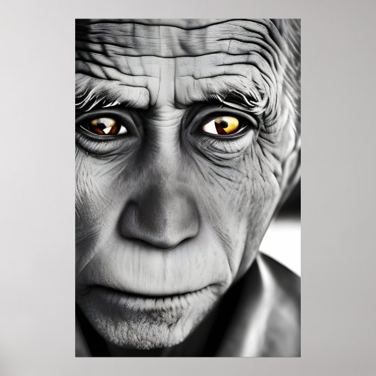 Funny Joe Biden , Monkey Planet , Ape Face Poster (Voorkant)