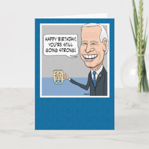 Funny Joe Biden No Malarkey Birthday Kaart