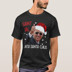Funny Joe Biden Saint Santa Claus T-shirt