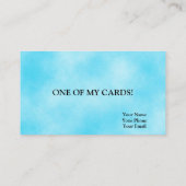 Funny Joke, een van mijn Kaarten Visitekaartje (Achterkant)