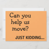 Funny Joke Plea voor Help Bewegende Aankondiging P (Voorkant)