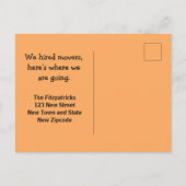 Funny Joke Plea voor het bevorderen van aankondigi Briefkaart (Achterkant)