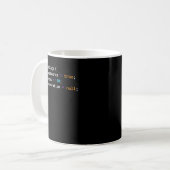 Funny Joke Programming als Coding Headphones focus Koffiemok (Voorkant links)