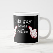 Funny Jongens Jumbo Coffee Cup Jumbo Mok (Rechts)