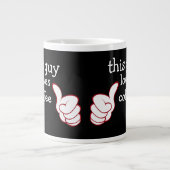 Funny Jongens Jumbo Coffee Cup Mok (Voorkant)