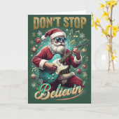Funny Joyeuse carte de Noël (Fleur jaune)