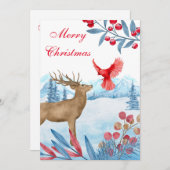 Funny Joyeuse carte de Noël (Devant / Derrière)