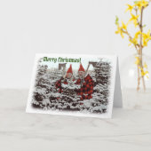 Funny Joyeux Noël Carte de voeux! (Fleur jaune)