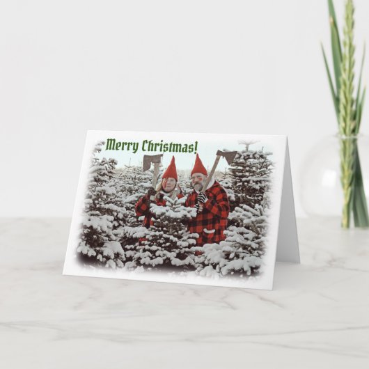 Funny Joyeux Noël Carte de voeux! (Devant)