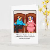 Funny Jubileum Humor Wenskaart Kaart (Gele Bloem)