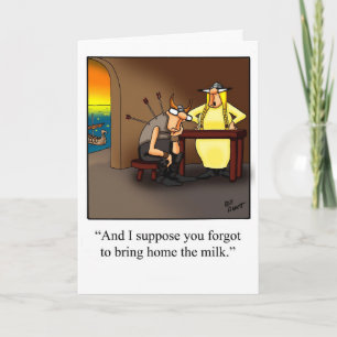 Funny Jubileum Kaart voor haar